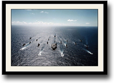 

Navy Fleet Fine Art Print(10 inch X 14 inch, Framed)
