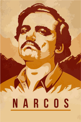 

Vprint Narcos Wall Poster Movies ,(12X18) Paper Print(18 inch X 12 inch, Rolled)