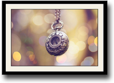 

Vintage watch hanging Fine Art Print(10 inch X 14 inch, Framed)