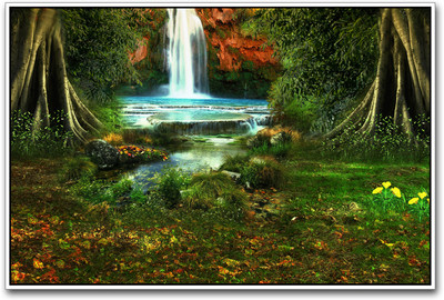 

Magical Waterfall Paper Print(12 inch X 18 inch)