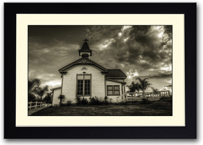 

Vintage Church Photography Fine Art Print(14 inch X 20 inch, Framed)