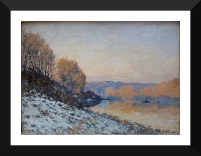 

Tallenge Old Masters Collection - Port Marly by Alfred Sisley - Premium Quality A3 Size Framed Poster Paper Print(17 inch X 12 inch, Framed)