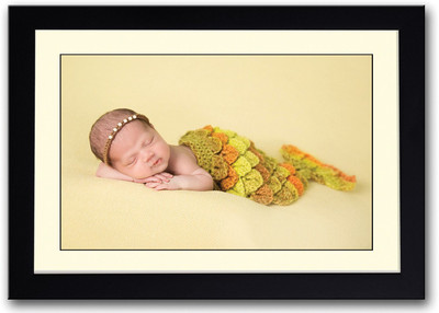 

Super Cute Baby Mermaid Fine Art Print(14 inch X 20 inch, Framed)