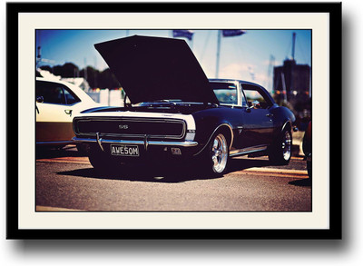 

Awesome Black Sports Car Fine Art Print(10 inch X 14 inch, Framed)