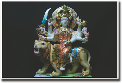 

Durga Goddess design Fine Art Print(12 inch X 18 inch, Rolled)