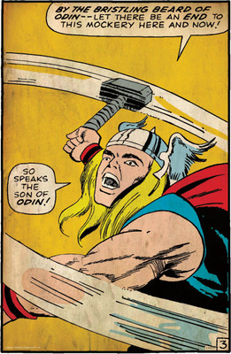 

Thor - bristling beard poster (Officially Licensed) Paper Print(36 inch X 24 inch, Rolled)