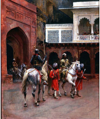 

Tallenge Modern Masters Collection - Indian Prince, Palace of Agra by Edwin Lord Weeks - A3 Size Premium Quality Rolled Poster Paper Print(16.5 inch X 11.7 inch, Rolled)
