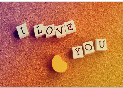 Posterhouzz I Love U Boxes Paper Print(12 inch X 18 inch, Rolled)