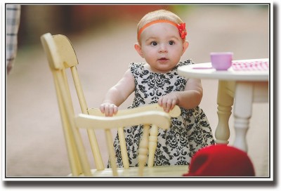 

Baby with chair Fine Art Print(12 inch X 18 inch, Rolled)