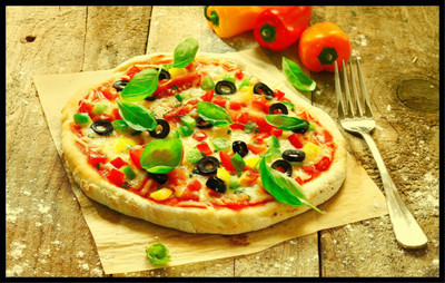 

Athah Poster Delicious Pizza Laminated Poster Fine Art Print Paper Print(12 inch X 18 inch, Rolled)