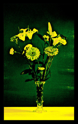 50% OFF on Flowers in Paper Print(51 inch X 32 inch)