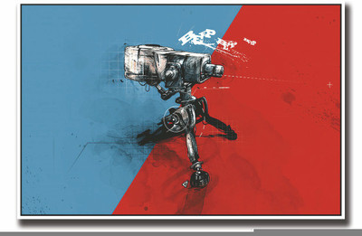 

Posterhouzz Automatic artistic gun Fine Art Print(12 inch X 18 inch, Rolled)