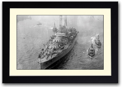 

Vintage Navy Fighter Ships Fine Art Print(14 inch X 20 inch, Framed)