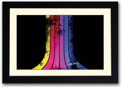 

Colored Vertical Stripes Fine Art Print(14 inch X 20 inch, Framed)