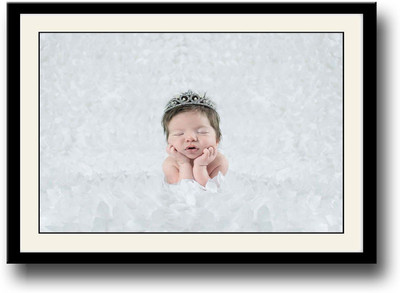

Baby with crown Fine Art Print(10 inch X 14 inch, Framed)