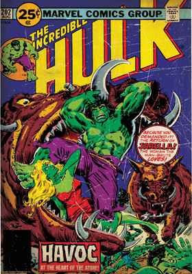 Hulk incredible poster (Officially Licensed) Paper Print(24 inch X 16 inch, Rolled)
