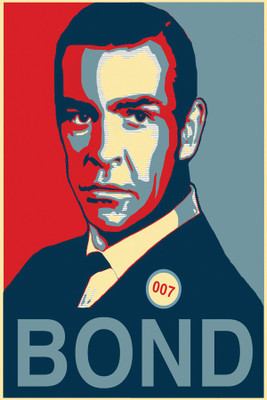 

007 Bond Poster Paper Print(18 inch X 12 inch, Rolled)
