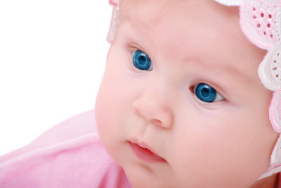 

Blue Eyes cute baby girl Paper Print(12 inch X 18 inch, Rolled)