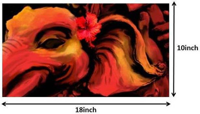 

Ganesha Art Flower Paper Print(10 inch X 18 inch, Rolled)