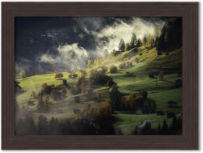 

Nature Themed Framed Poster Photographic Paper(13.5 inch X 10 inch, Box Packing)