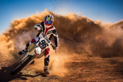 

Motosports Bike Desert Racing Paper Print(12 inch X 18 inch, Rolled)