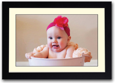 

Baby in Tub Fine Art Print(14 inch X 20 inch, Framed)