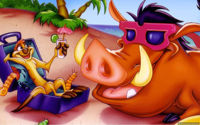 

Animation and Cartoon at Beach Poster Paper Print(12 inch X 18 inch, Rolled)