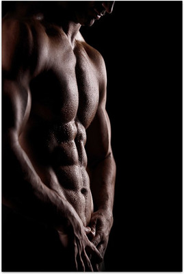 

After Workout Bodybuilder Paper Print(18 inch X 12 inch, Stacked)