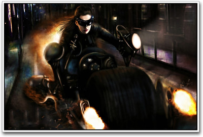 

Anne Hathaway in The Dark Knight Rises Paper Print(12 inch X 18 inch)