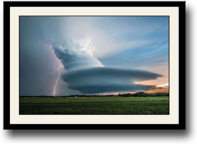 Supercell Forming Fine Art Print(10 inch X 14 inch, Framed)