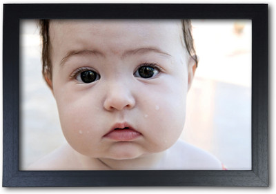 

Cute Baby Poster (Ver. 4) Poster with Frame Paper Print(14 inch X 20 inch, Streched)