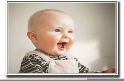 

Posterhouzz Cute baby smiling look Fine Art Print(12 inch X 18 inch, Rolled)