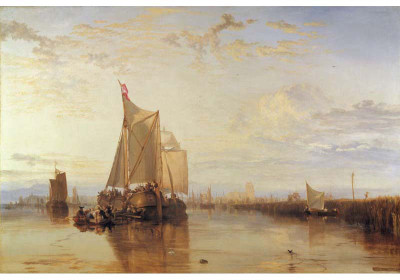 

Old Masters Collection - Dort or Dordrecht: The Dort Packet-Boat from Rotterdam Becalmed by J. M. W. Turner - Medium Size Ready To Frame Rolled Digital Art Print On Photographic Paper(27 inch X 18 inch, Rolled)