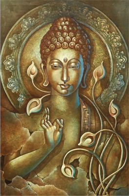 

Lord Buddha Poster Paper Print(18 inch X 12 inch, Rolled)