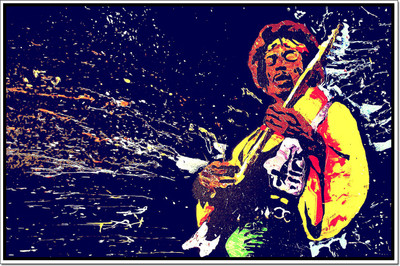 

Posterhouzz Jimi Hendrix Poster Paper Print(12 inch X 18 inch, Rolled)