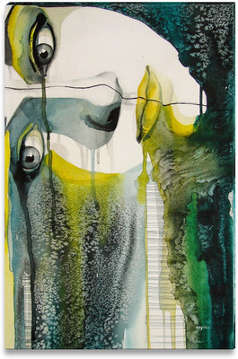 42% OFF on Portrait of Beautiful Girl Canvas Art(18 inch X 12 inch)