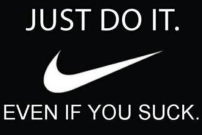 Posterhouzz Just Do It. Poster Fine Art Print(12 inch X 18 inch, Rolled)