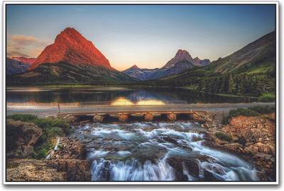 

Water Flowing Under Bridge Paper Print(12 inch X 18 inch)