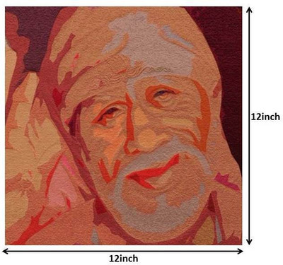 

Sai Baba Paper Print(12 inch X 12 inch, Rolled)