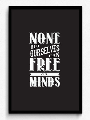 Seven Rays None but ourselves can free our minds Paper Print(18 inch X 12 inch)