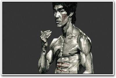 

Bruce Lee artistic Paper Print(12 inch X 18 inch)