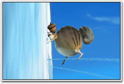 

Ice Age movie scrat Paper Print(12 inch X 18 inch)