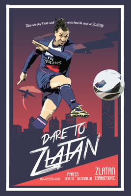 76% OFF on Zlatan Ibrahimovic Poster Paper Print(18 inch X 12 inch, Rolled)