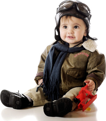 

Child's Love - Cute Aviator Boy Paper Print(18 inch X 12 inch, Streched)