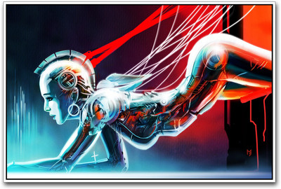 

Girl Robot Paper Print(12 inch X 18 inch)