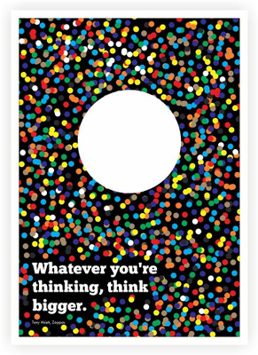 33% OFF on Whatever You'Re Thinking Think Bigger Tony Hsieh, Zoppos Coporate Startup Quotes Poster Paper Print(16.5 inch X 11.5 inch)