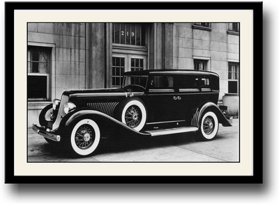 

Black vintage car AFP1666 Fine Art Print(10 inch X 14 inch, Framed)