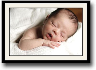

Baby sleeping with mouth open Fine Art Print(10 inch X 14 inch, Framed)