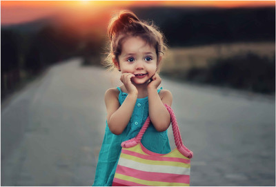 

Cute Stylish Girl Paper Print(13 inch X 19 inch, Rolled)