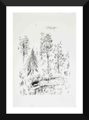 

Tallenge Modern Masters Collection - Spring By Marc Chagall - Premium Quality A3 Size Framed Poster Paper Print(17 inch X 12 inch, Framed)